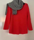 CASHMERE TRUI PETER HAHN  (40) MET SHAWL, Maat 38/40 (M), Nieuw, Oranje, Ophalen of Verzenden