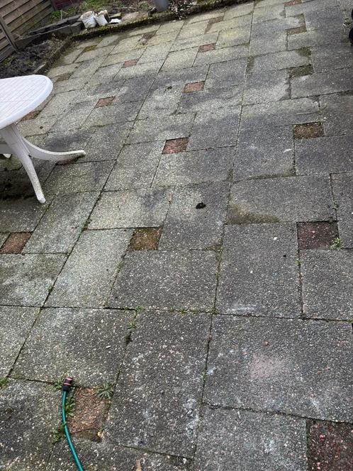 Tuin tegels/ Grind tegels GRATIS, Tuin en Terras, Tegels en Klinkers, Gebruikt, Terrastegels, Beton, 10 m² of meer, Ophalen