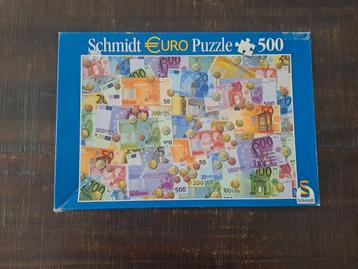 Schmidt Euro puzzle - 500 stukjes  beschikbaar voor biedingen