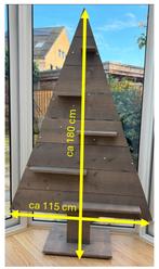 Mooie houten kerstboom met accessoires, Ophalen, Zo goed als nieuw