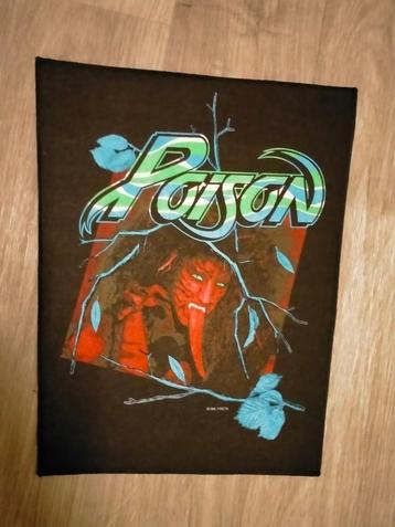 Poison Open up and say Ahhh!! vintage backpatch back patch 2 beschikbaar voor biedingen