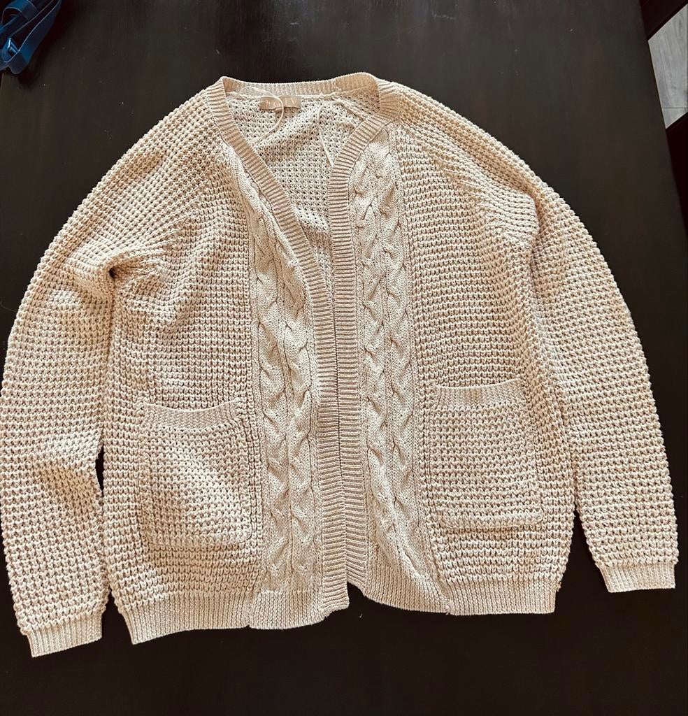 Josh V Cardigan Peachy Pink XS met Lurex, Verzenden, Nieuw, Maat 34 (XS) of kleiner, Roze