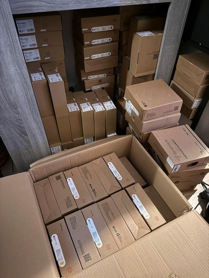 Bambu Lab PLA Filament - Matte, Basic, Silk+, Translucent 1k, Computers en Software, 3D Printers, Nieuw, Ophalen of Verzenden