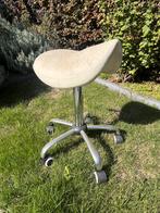 Beige Zadelkruk - Ergonomisch en Comfortabel, Huis en Inrichting, Bureaustoelen, Ophalen, Gebruikt, Beige, Bureaukruk