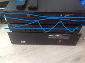 Eindversterker BGW 7500T,,,Yamaha NS-325F ,,Sony CDP-M33 beschikbaar voor biedingen