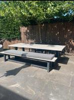 SUNS tuintafel + bank 280cm, Ophalen, Zo goed als nieuw, Rechthoekig, Hout