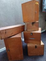 houten kisten - van oorsprong van laboratoriuminstrumenten., Huis en Inrichting, Woonaccessoires | Kisten, Minder dan 50 cm, Minder dan 50 cm