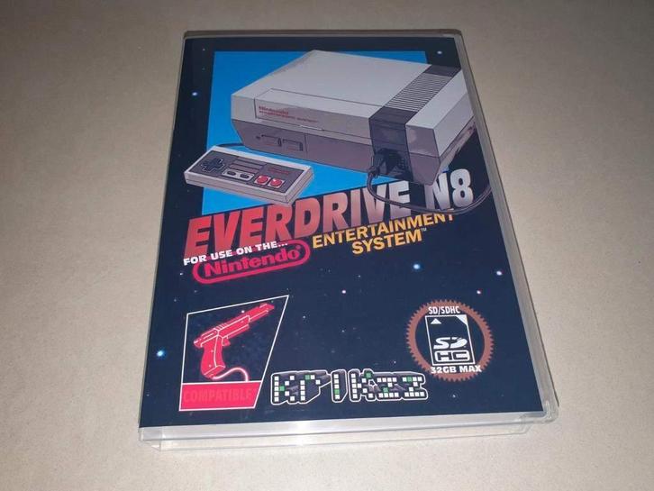 Everdrive N8 NES Game Case, Spelcomputers en Games, Games | Nintendo NES, Zo goed als nieuw, Avontuur en Actie, 1 speler, Vanaf 3 jaar