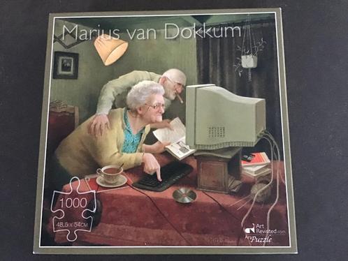Marius van Dokkum Puzzel Meegaan met Je Tijd Art Revisited, Hobby en Vrije tijd, Denksport en Puzzels, Legpuzzel, 500 t/m 1500 stukjes