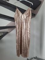 Glitterjurk - Maat 42, Ophalen of Verzenden, Maat 42/44 (L), Beige