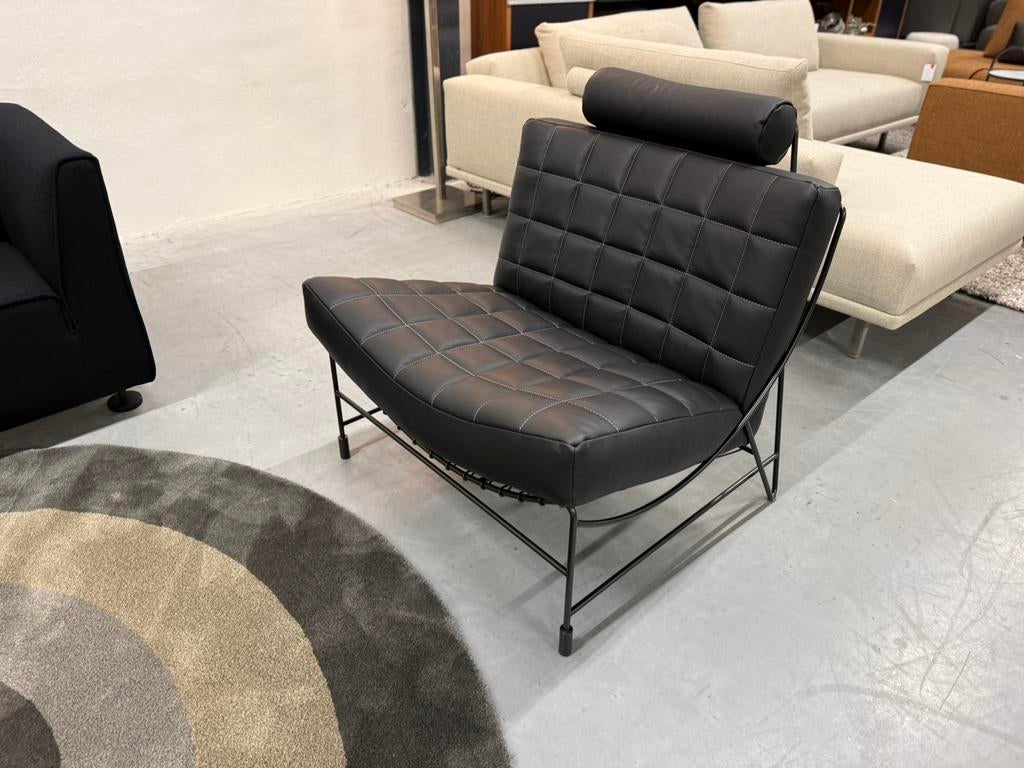Nieuw Leolux Volare Fauteuil zwart leer Design stoel, Huis en Inrichting, Fauteuils, Leolux, Pode Harvink Jori Rolf Benz Design on Stock Eyye Montis