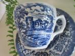 kop en schotel blauw British Anchor Ironstone England castl, Ophalen of Verzenden