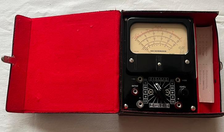 Set antieke volt-, ohm- en ampèremeters, Antiek en Kunst, Antiek | Gereedschap en Instrumenten, Ophalen of Verzenden