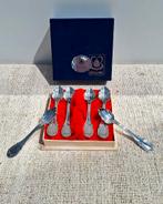 Vintage Bellini koffielepeltjes schelppatroon silverplated, Ophalen of Verzenden
