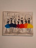 Schilderij Balletdanseresjes, Ophalen, Zo goed als nieuw, Schilderij, Minder dan 50 cm