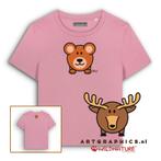 WILDNATURE Dames T-Shirt-Beer-100% BIOKATOEN S-M-L-XL, Maat 38/40 (M), Verzenden, Nieuw, Korte mouw