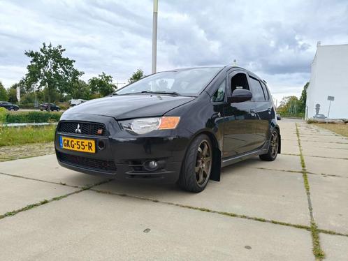 Mitsubishi Colt 1.5 5-DR Ralliart 2009 Zwart 111.600km, Auto's, Mitsubishi, Particulier, Colt, ABS, Airbags, Airconditioning, Android Auto