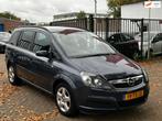 Opel Zafira 1.8 Enjoy 7personen 1e eigenaar dealer onderhoud, 4 cilinders, Origineel Nederlands, Zilver of Grijs, 750 kg