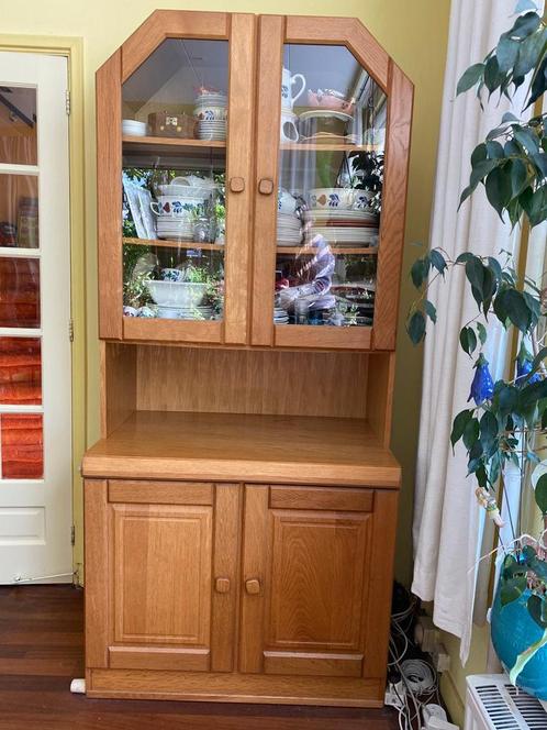 Buffetkast eikenhout GRATIS, Huis en Inrichting, Kasten | Buffetkasten, Zo goed als nieuw, 200 cm of meer, 25 tot 50 cm, Eikenhout