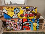 Herman Brood foto op linnen 5 stuks, Ophalen