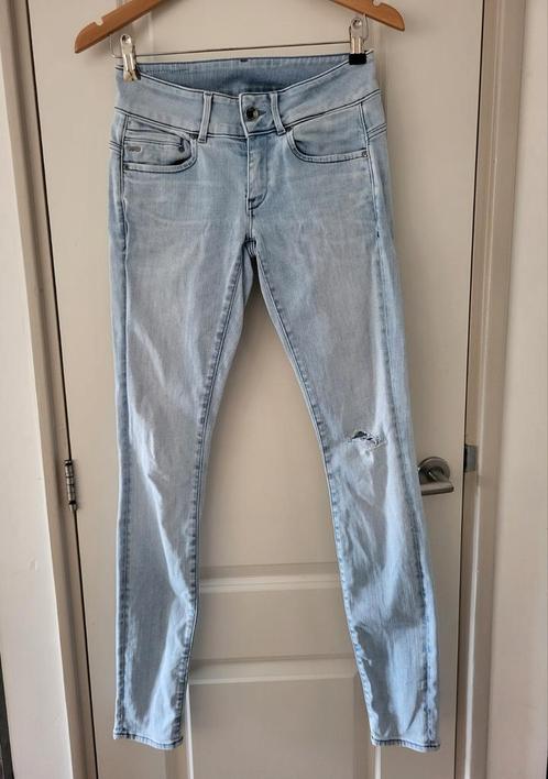 G-Star raw jeans spijkerbroek broek lichtblauw w 26 l 32 XS, Kleding | Dames, Spijkerbroeken en Jeans, Zo goed als nieuw, W27 (confectie 34) of kleiner