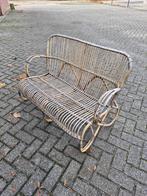 Rotan Bankje - Vintage Stijl, Ophalen, Gebruikt, Rotan