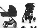 Cybex Balios S Lux 2-in-1 Kinderwagen in Black, Zo goed als nieuw, Combiwagen, Verstelbare duwstang, Ophalen