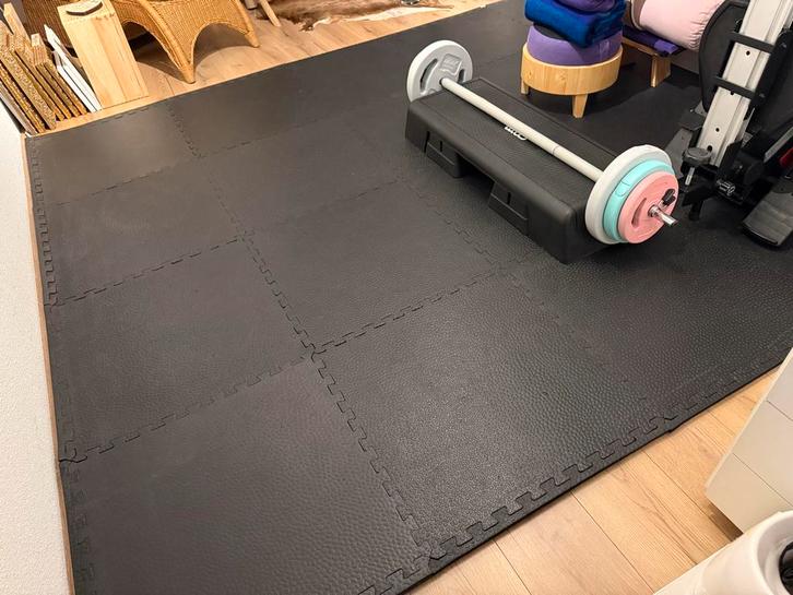 Sportvloer Tegels - Fitness Vloer, Sport en Fitness, Fitnessmaterialen, Zo goed als nieuw, Fitnessmat, Armen, Ophalen