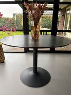 Mooie ronde tafel 110cm zwart, Huis en Inrichting, Tafels | Eettafels, Ophalen, 100 tot 150 cm, Rond, Zo goed als nieuw