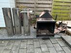 Open haard met pijp en ontluchtingsbuizen, Tuin en Terras, Ophalen, Gebruikt