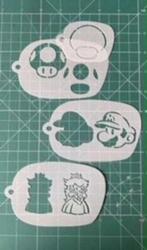 Schmink sjablonen sjabloon stencils, Verzenden, Nieuw, Schmink, Carnaval