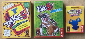 Kaartspel Take 5!, Junior & Promo (3x) - vanaf 5 jaar - ZGAN beschikbaar voor biedingen