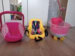 Badje, fietsstoeltje en maxicosi, Kinderen en Baby's, Speelgoed | Poppen, Ophalen of Verzenden, Zo goed als nieuw, Babypop