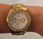 Guess horloge, Sieraden, Tassen en Uiterlijk, Horloges | Dames, Met strass, Goud, Guess, Gebruikt