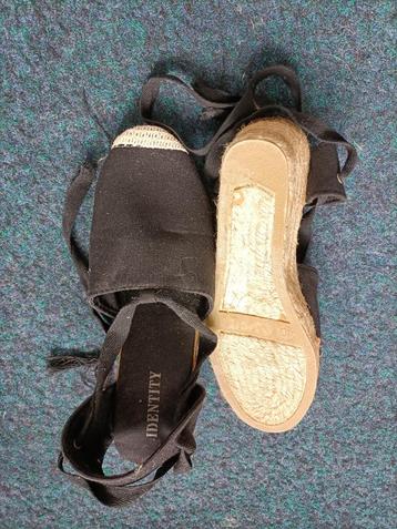 Espadrilles, zwart. Maat 40. Merk Identity.  beschikbaar voor biedingen