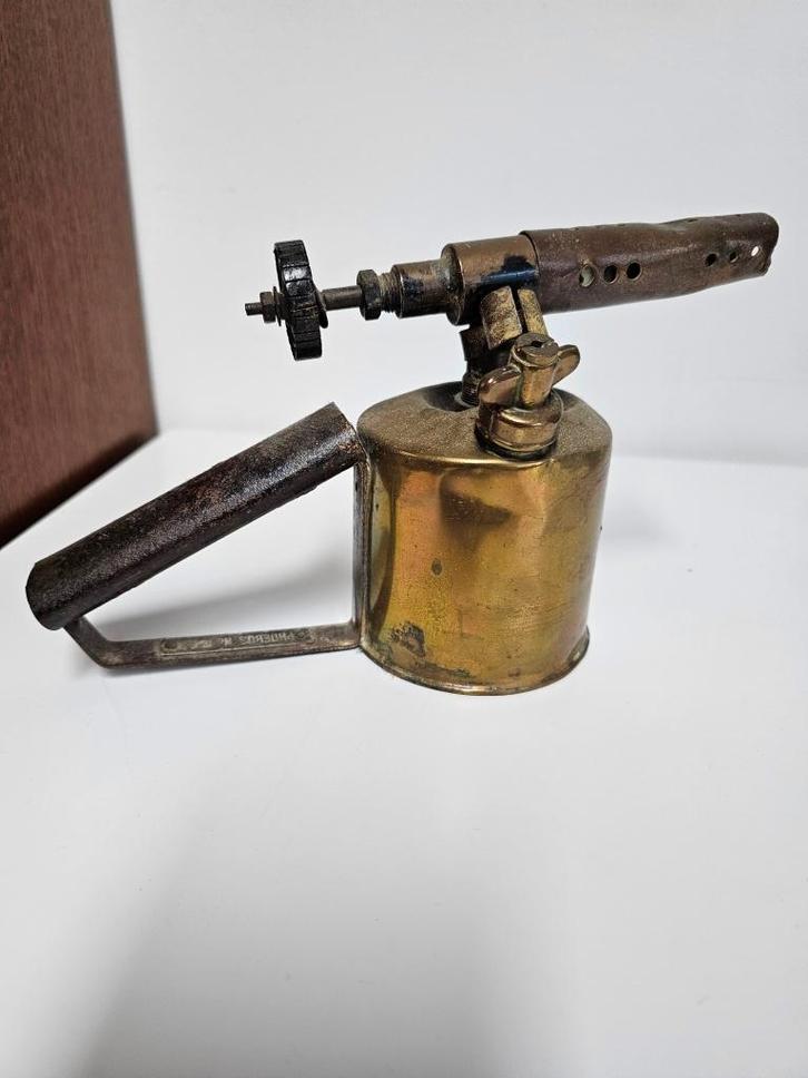 Koperen gasbrander  voor €20,-!, Antiek en Kunst, Antiek | Koper en Brons, Ophalen