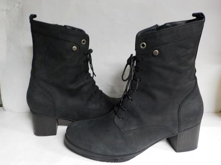 Zwarte half hoge Wolky veterlaarsjes maat 41, Kleding | Dames, Schoenen, Zo goed als nieuw, Lage of Enkellaarzen, Zwart, Ophalen of Verzenden