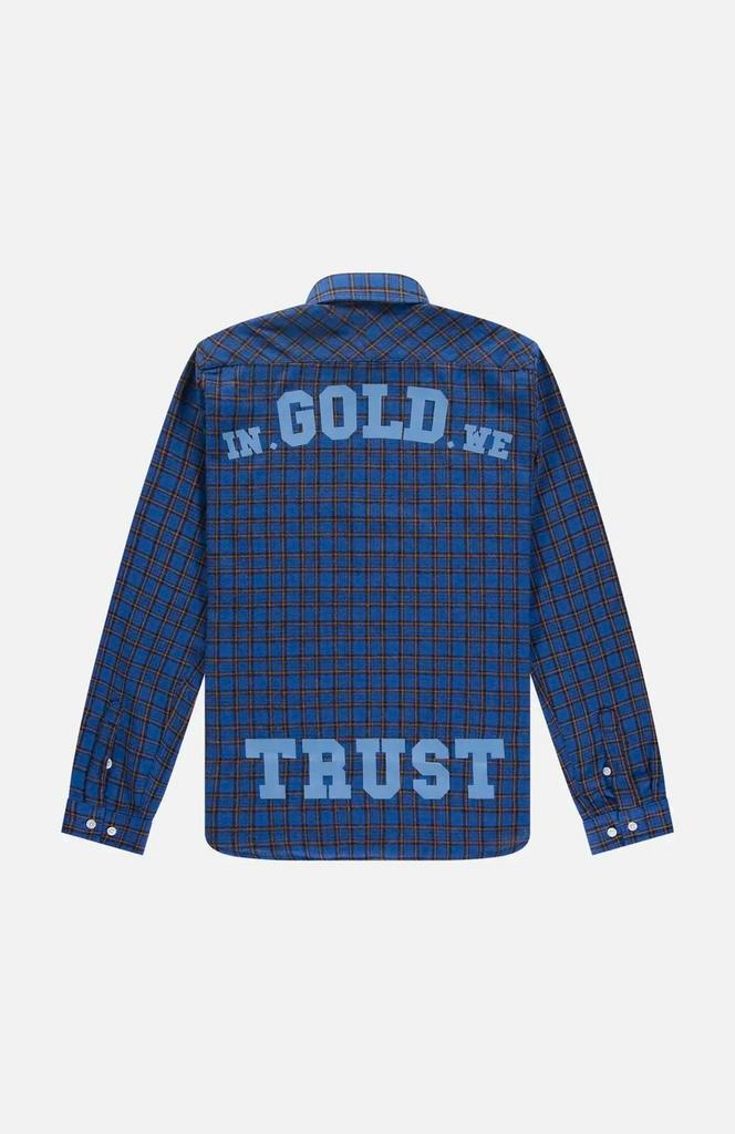 In Gold We Trust The Clash Blouse maat L, Kleding | Heren, Overhemden, Nieuw, Halswijdte 41/42 (L), Blauw, Ophalen of Verzenden