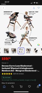 Deryan curve luxe kinderstoel te koop, Ophalen, Gebruikt, Meegroeistoel
