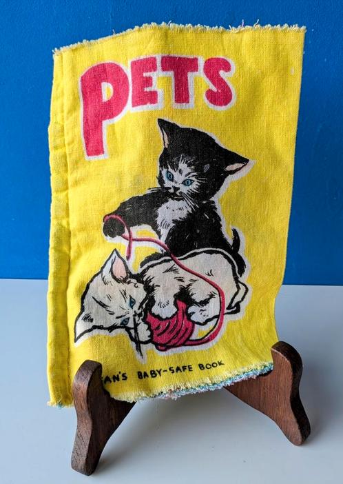 Vintage Dean's Baby-Safe Fabric Rag Book/jaren 50, Verzamelen, Speelgoed, Gebruikt, Ophalen of Verzenden
