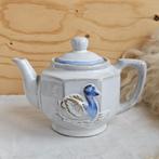 Retro koffiepotje met vogel decoratie, Huis en Inrichting, Keuken | Servies, Keramiek, Overige typen, Ophalen of Verzenden, Zo goed als nieuw