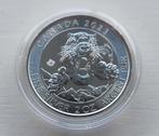 Zilveren 2 oz Smilodon Sabre-Tooth 2023., Ophalen of Verzenden, Noord-Amerika, Goud