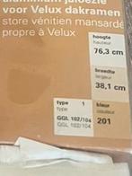 Witte aluminium jaloezie voor dakraam, Ophalen, Wit, 50 tot 100 cm, Zo goed als nieuw