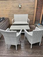 Tuinset met kussens, Tuin en Terras, Ophalen of Verzenden, Gebruikt, Bank