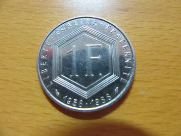 Frankrijk 1 franc 1988 (met munttekens) 30th ann. 5th republ beschikbaar voor biedingen