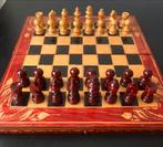 Vintage schaakset (38/38) en K7,5, Ophalen of Verzenden, Gebruikt