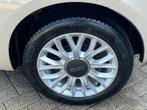 Fiat 500 C 1.2 Lounge Cabrio *cappuccino *distr. riem nieuw, Gebruikt, 4 cilinders, Leder en Stof, Handgeschakeld