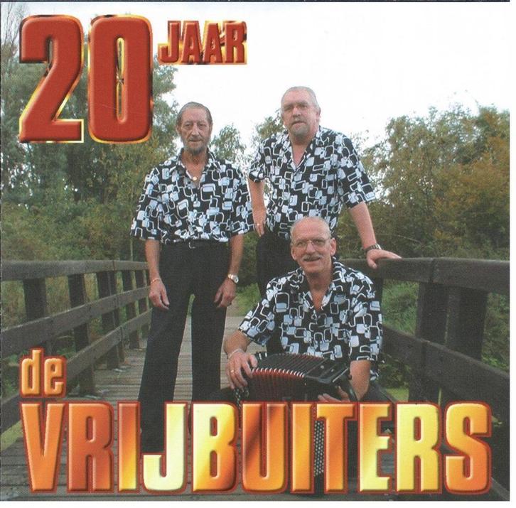 De Vrijbuiters - 20 Jaar  Originele 2CD Nieuw, Cd's en Dvd's, Cd's | Nederlandstalig, Nieuw in verpakking, Levenslied of Smartlap