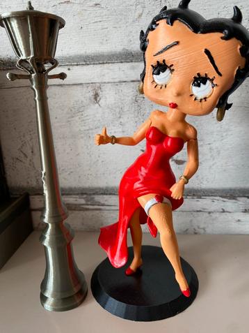 Betty Boop Handgeschilderd Beeld - 20cm beschikbaar voor biedingen