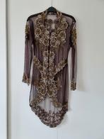 Kebaja Indonesische jurk, Kleding | Dames, Ophalen of Verzenden, Zo goed als nieuw, Maat 38/40 (M), Bruin